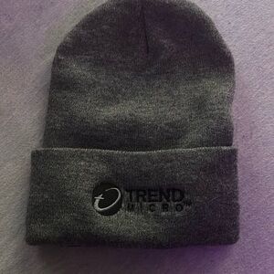 Trend Micro grey beanie